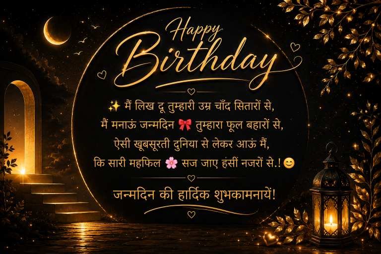 Happy Birthday Wishes in Hindi