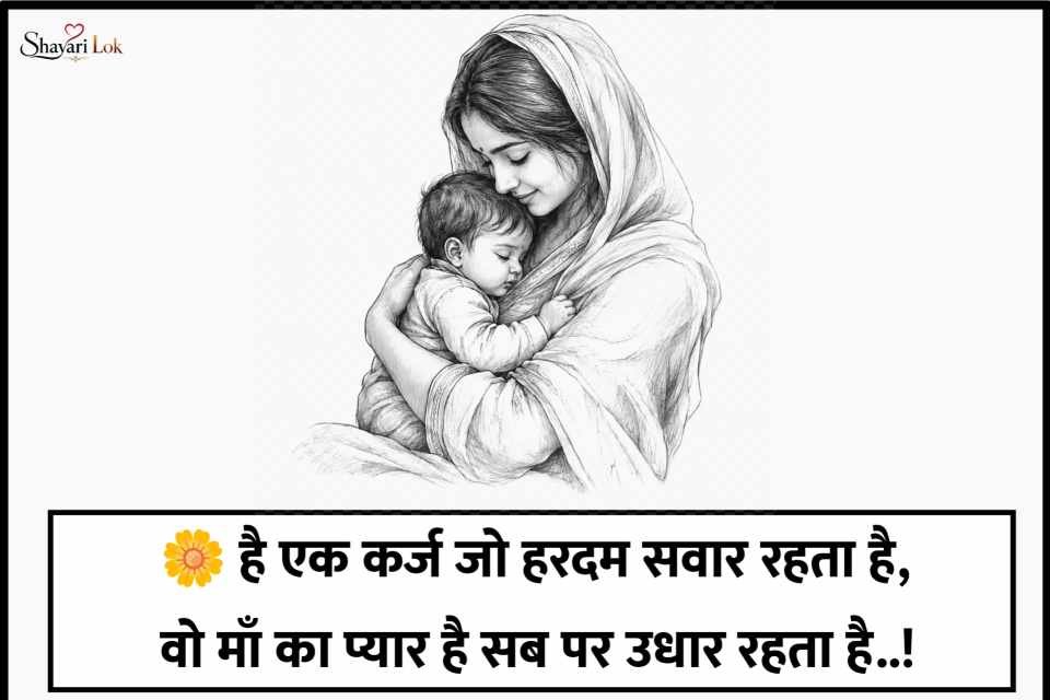 Maa Ke Liye Shayari In Hindi