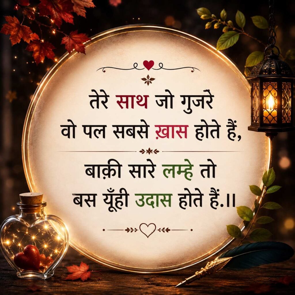 2 Line Love Shayari For Girlfriend