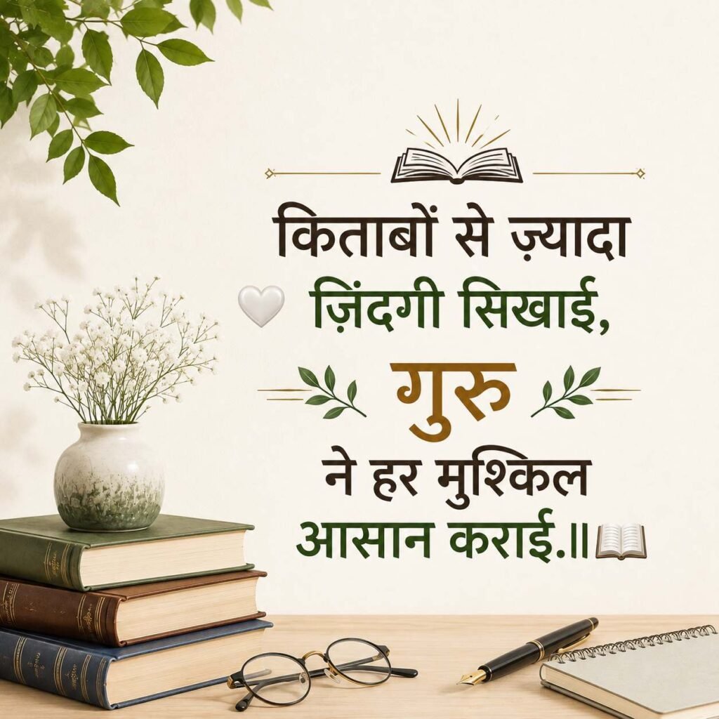 2 Line Shayari For Teachers in Hindi
