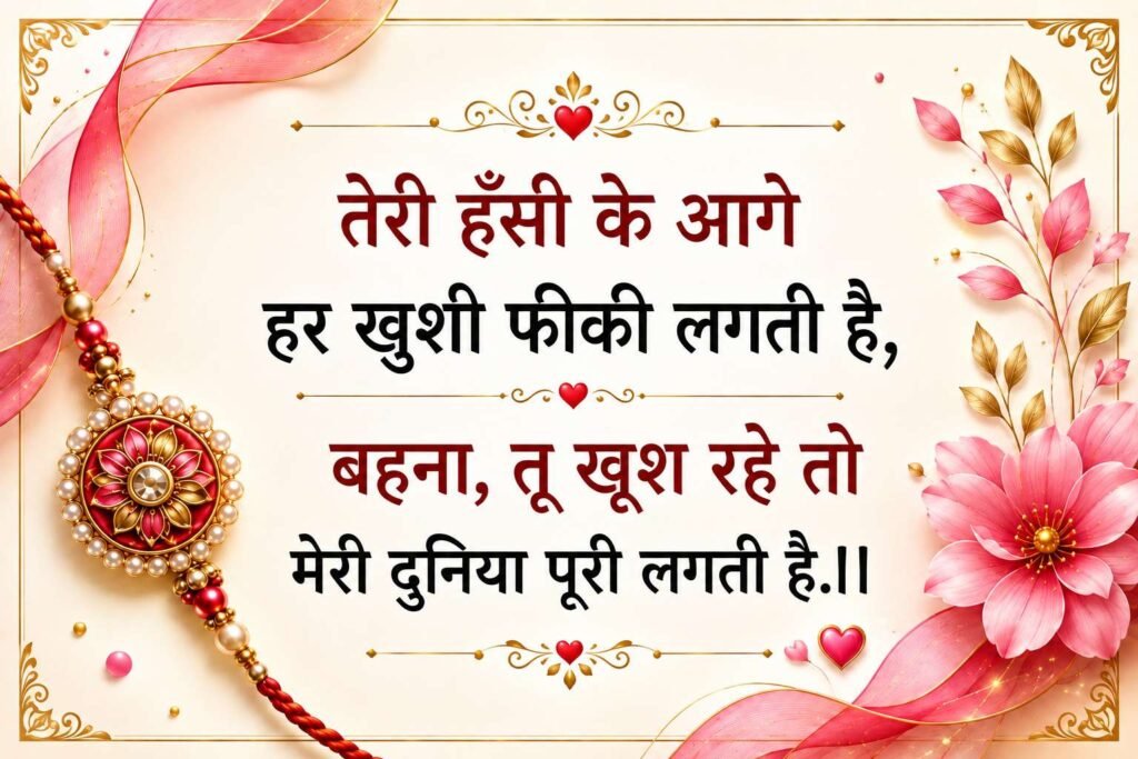Best Raksha Bandhan Wishes in Hindi