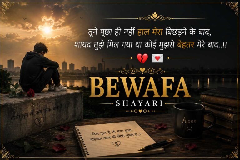 Bewafa Shayari Hindi Mein