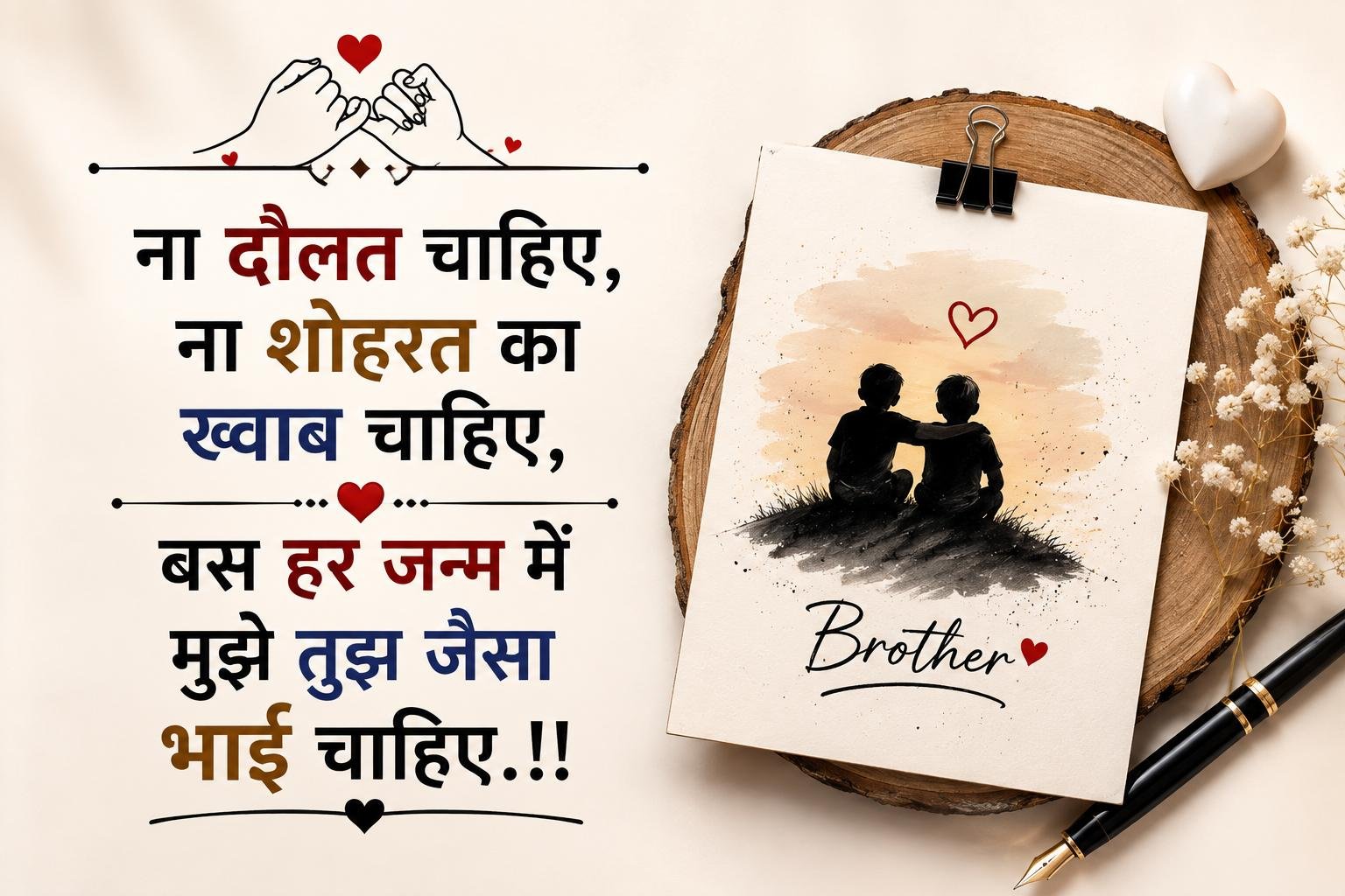 Brother Shayari in Hindi