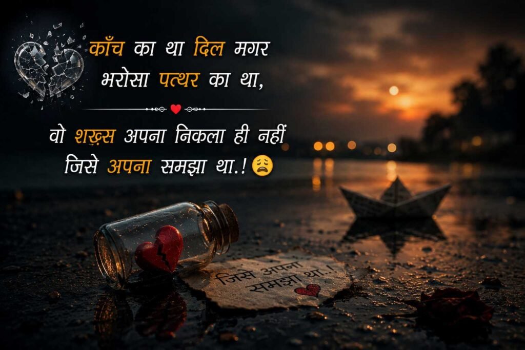 Dard Bhari Bewafa Shayari