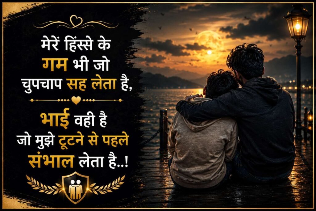 Emotional Shayari For Brother