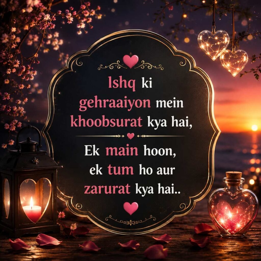 English Love Shayari For Gf