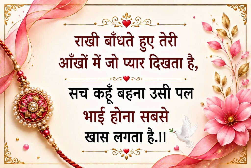Raksha Bandhan Quotes in Hindi