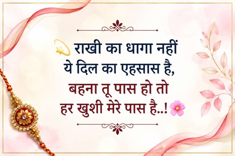Raksha Bandhan Wishes in Hindi