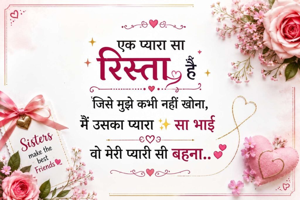 Sister Ke Liye Best Line in Hindi