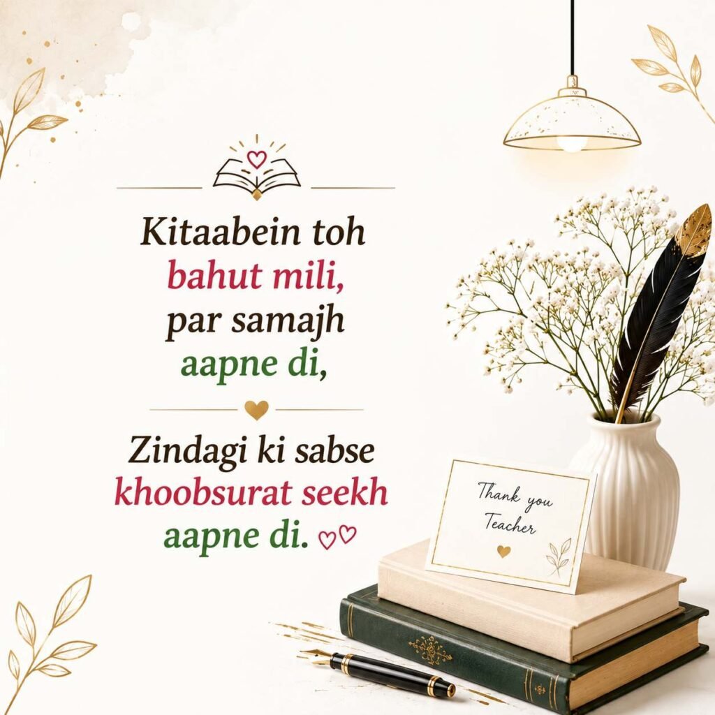 Teacher Shayari in English