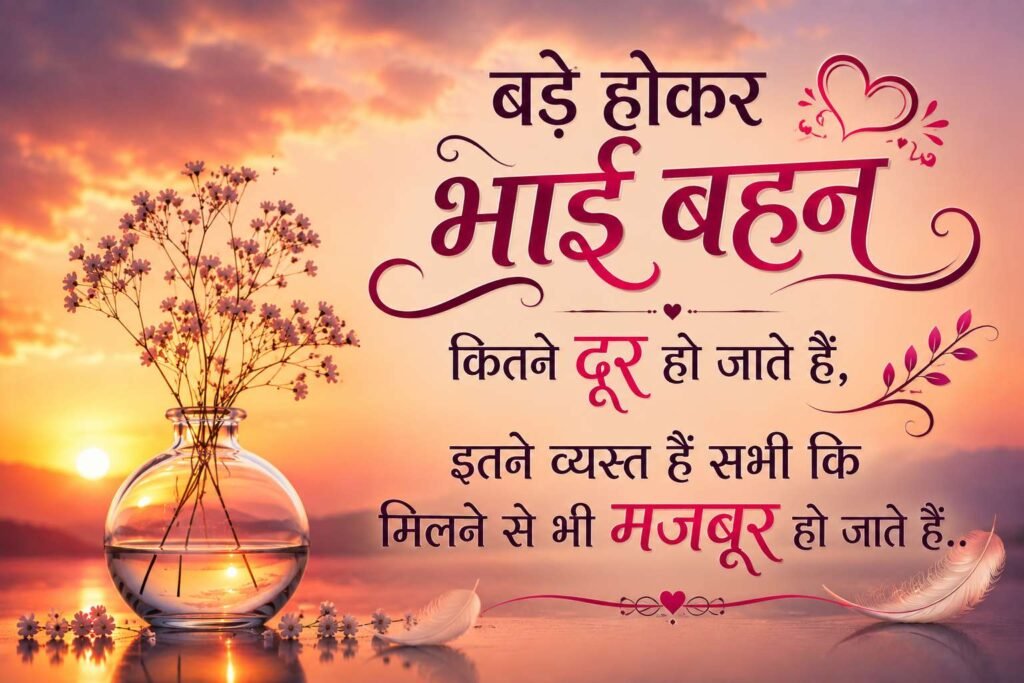 बहन के लिए दिल छू लेने वाली शायरी