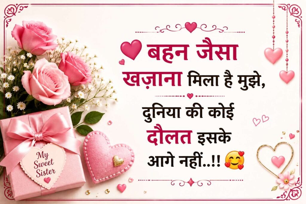 बहन के लिए प्यार भरी शायरी
