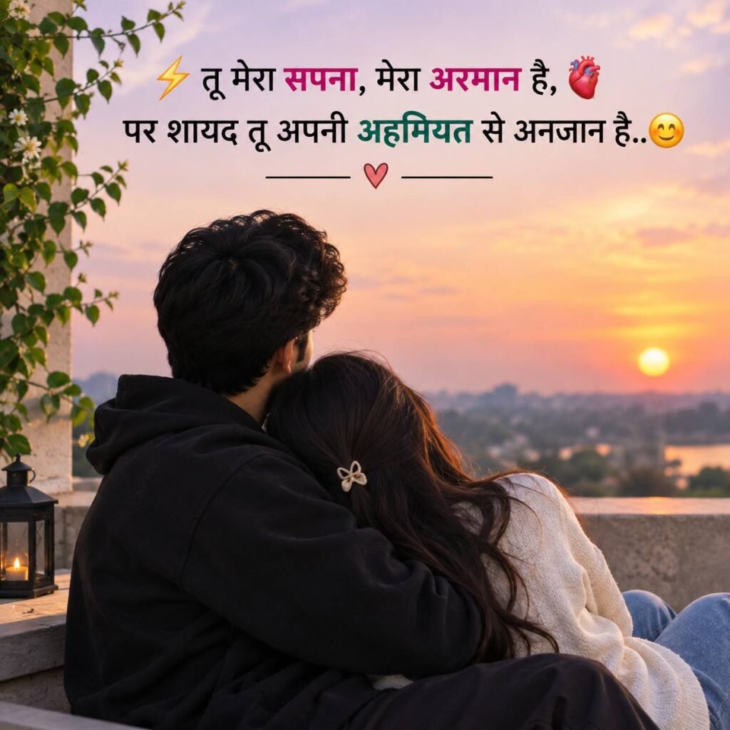 2 Line Love Shayari in Hindi