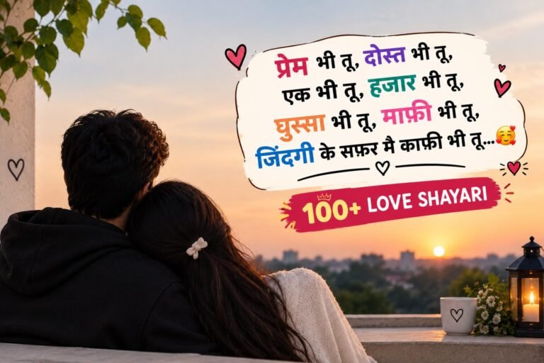 Love Shayari, best love shayari, love shayari in hindi, 2 line love shayari