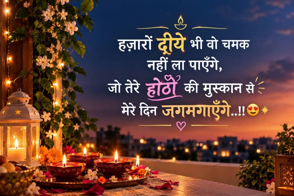 Diwali Love Shayari For Couples