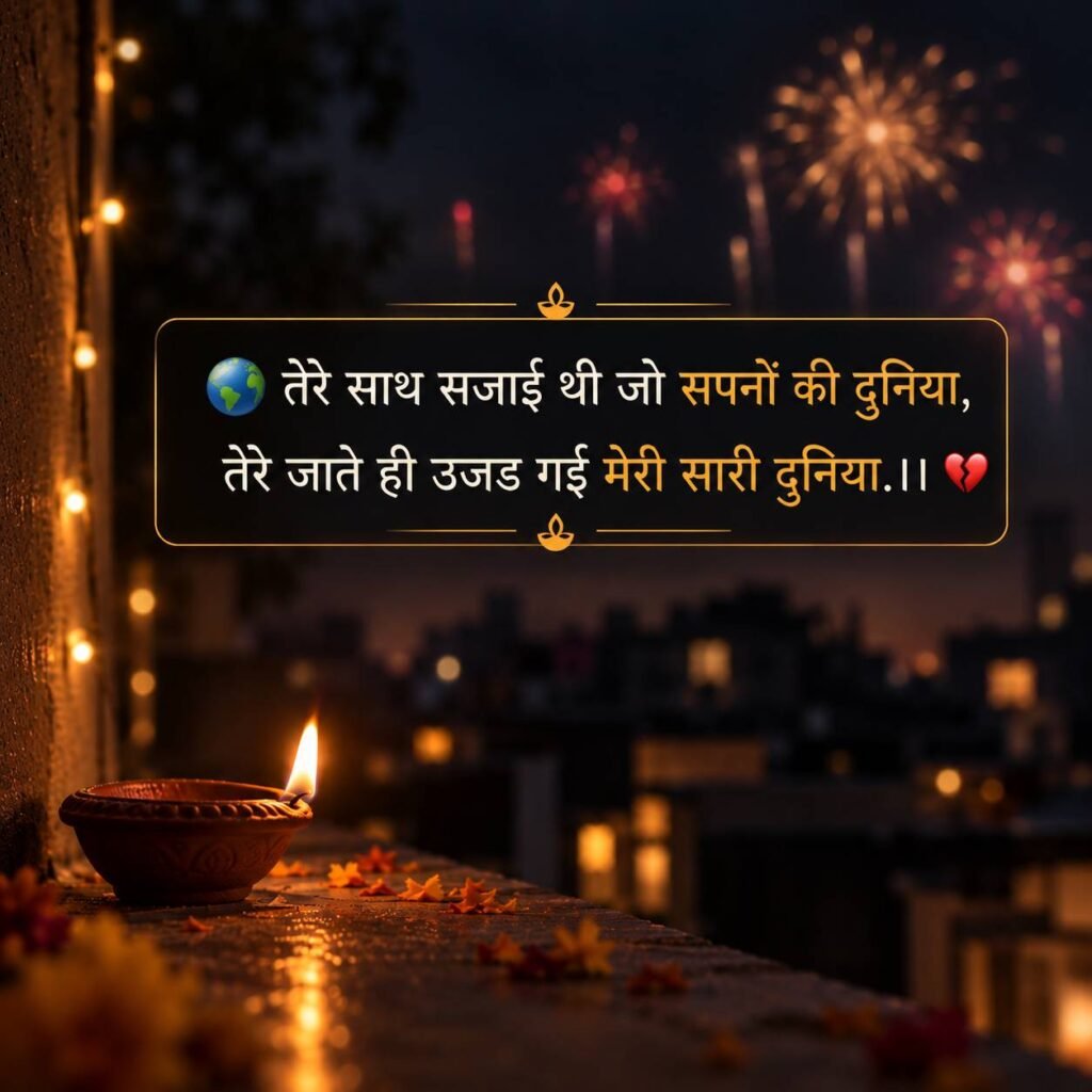 Diwali Sad Shayari 2026