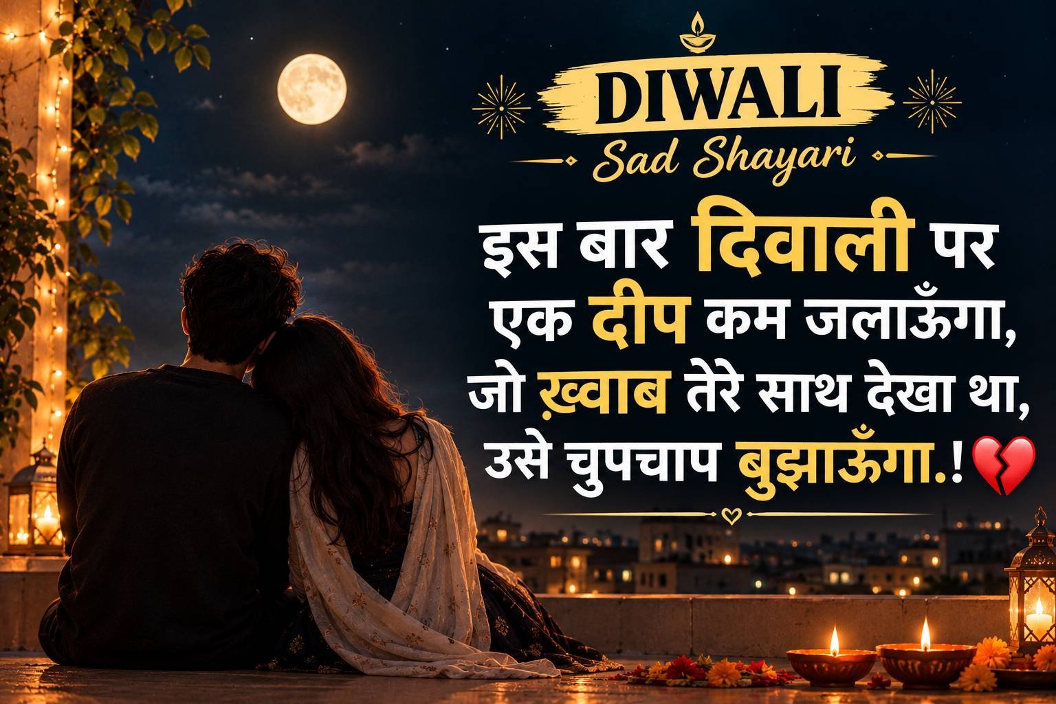 Diwali Sad Shayari