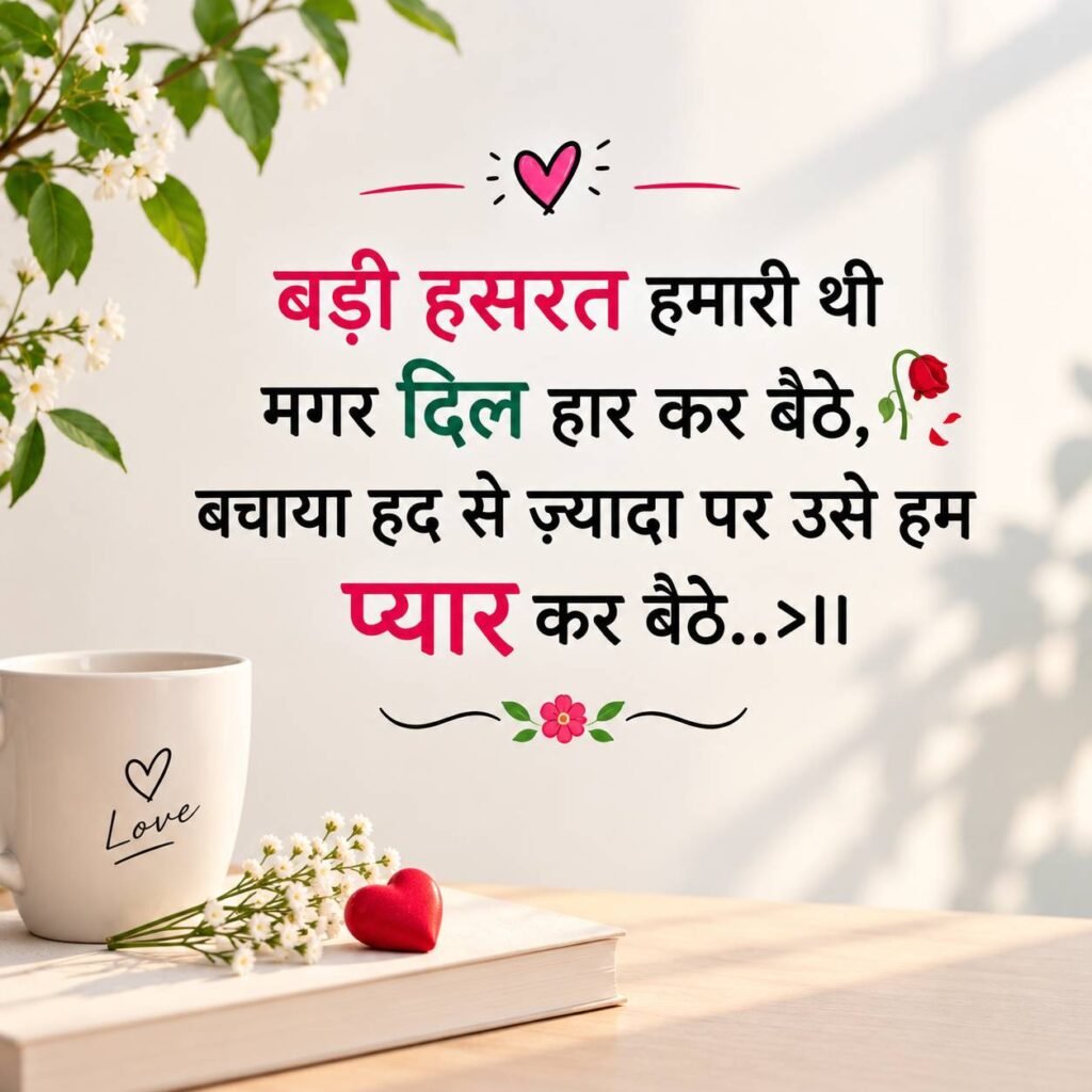 Heart Touching One Sided Love Shayari