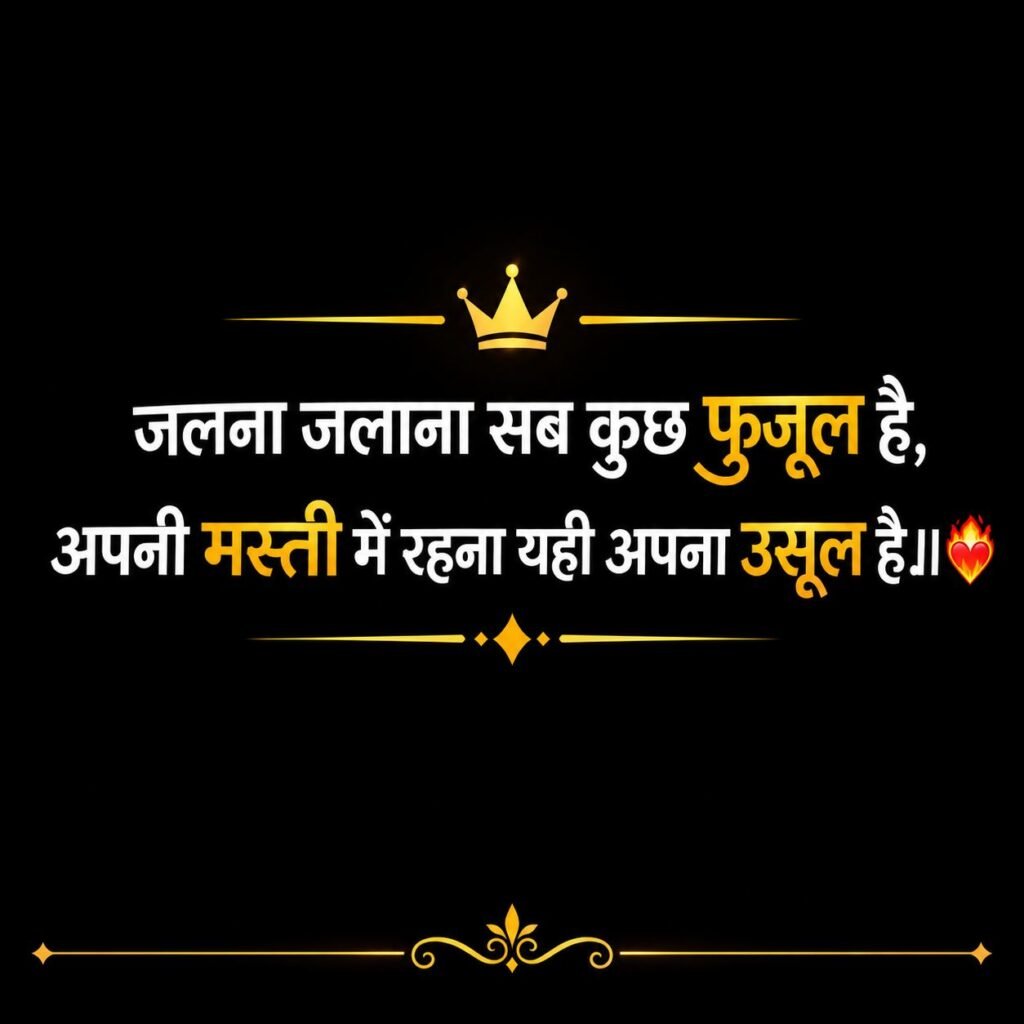 Powerful Attitude Shayari in Hindi