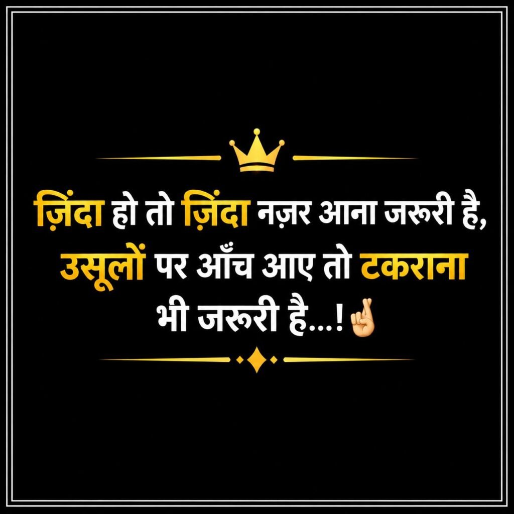 Royal Attitude Shayari For Boys