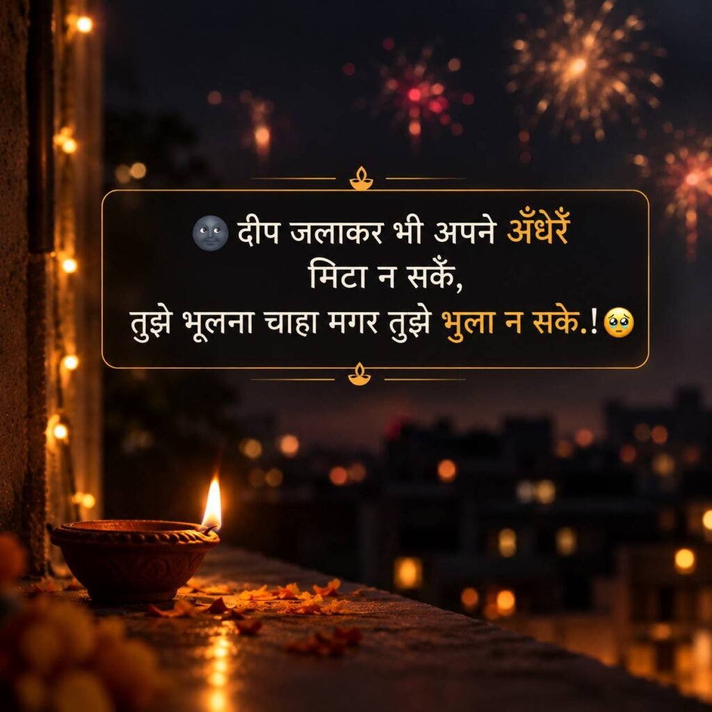 Sad Diwali Shayari 2 Line